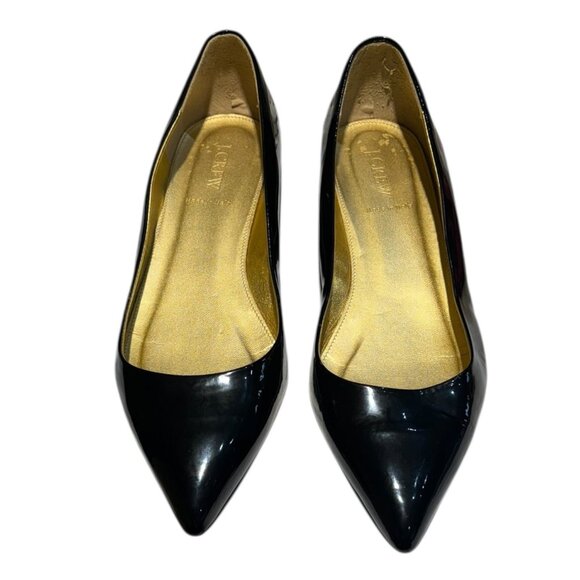 J. Crew Patent Leather Made in Italy Pointed Toe Flats - Picture 2 of 13